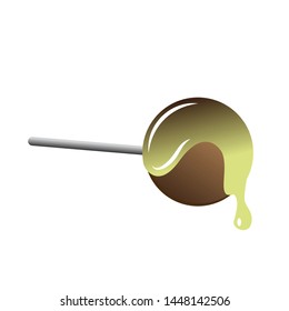 candy with syrup sugar vector. delicious and make happy