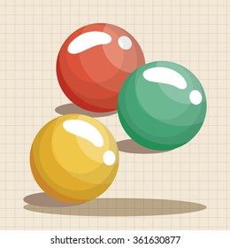 candy theme elements