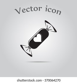 Candy - Valentine's Day vector icon