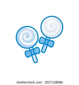Candy vector blur colours icon style illustration. EPS 10 File