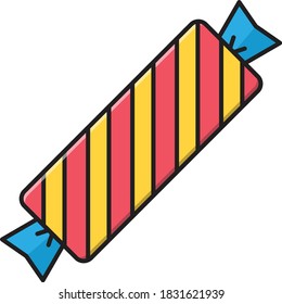 candy vector colour line icon 