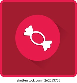 Candy vector flat icon