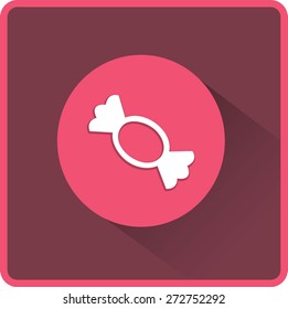 Candy vector flat icon