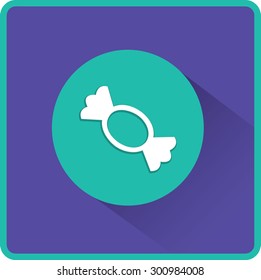 Candy vector flat icon