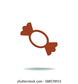 Candy vector flat icon