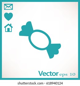 Candy vector flat icon