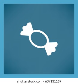 Candy vector flat icon