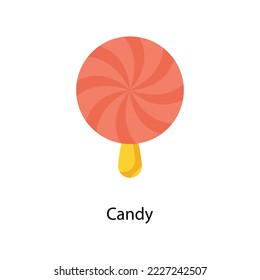 Candy vector Flat  Icons. Simple stock illustration