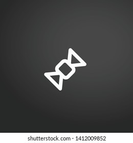 Candy vector icon. Candy concept stroke symbol design. Thin graphic elements vector illustration, outline pattern for your web site design, logo, UI. EPS 10.
