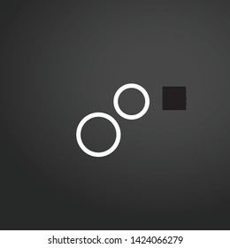 Candy vector icon. Candy concept stroke symbol design. Thin graphic elements vector illustration, outline pattern for your web site design, logo, UI. EPS 10.