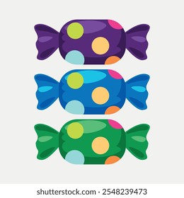 Elemento de design de ícone do vetor de doces