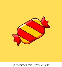 Candy Vector Icon Illustration On Isolated Background.	