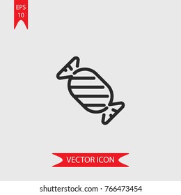 Candy vector icon, illustration symbol