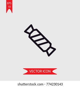 Candy vector icon, illustration symbol