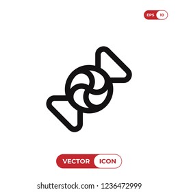 Candy vector icon. Sweet,sugar symbol.