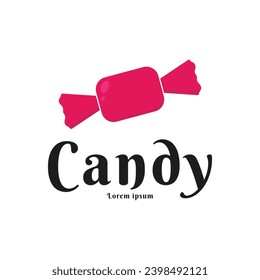 Candy vector logo concept design idea