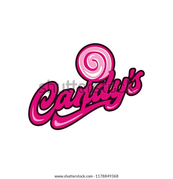 Candy Vector Logo Template Candy Shop Stock Vector (Royalty Free ...