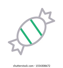 candy vector thin line icon