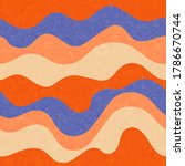 Candy wrapping wavy seamless pattern. Nautical waves fluid doodle vector. Summer wavy stripes childish fabric print. Trendy leaner ribbons candy pattern. Background ornament.