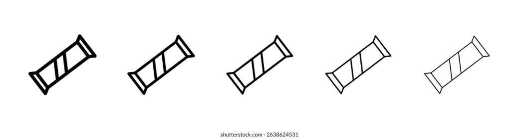 Candy-bar icon concept. graphic design, logo, Web, UI.