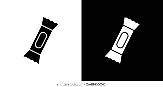 Candy-bar icon symbol collection. Flat vector stock illustration.
