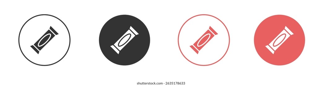 Candy-bar icon vector design template simple and clean style