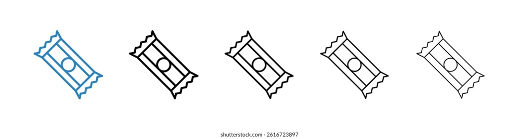 Candy-bar icons collection vectors for web ui