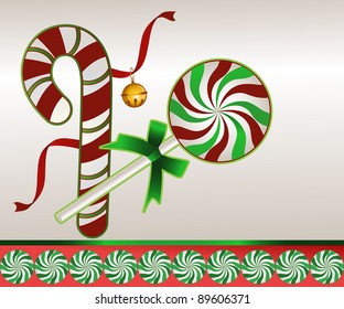 candycane and lollipop