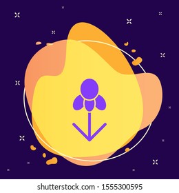 Candytuft, ecology icon - Vector outline symbol design from