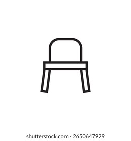 cane chair icon illustration element design