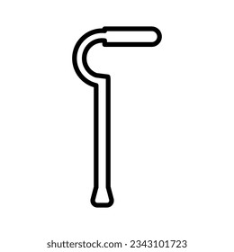 Cane free standing icon royalty vector design illustration
