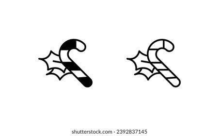 Cane-Icon-Design mit weißer Hintergrund-Stockillustration