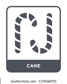 cane icon vector on white background, cane trendy filled icons from Brazilia collection, cane vector illustration