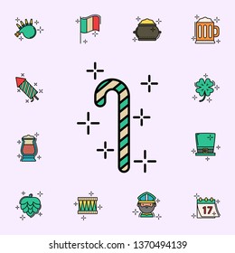 Cane, sweet icon. St.Patricks day icons universal set for web and mobile