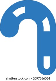 cane vector illustration isolated on a transparent background. glyph vector icons for concept or web graphics.