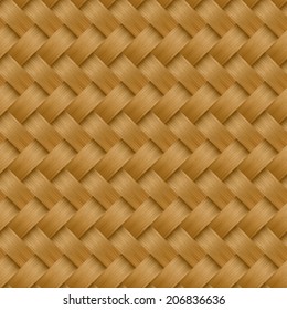 Cane woven fiber seamless pattern .
