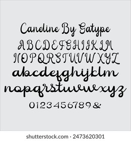 Caneline is an elegant classic script font, this font is equipped with various opentype features such as Stylistic Set Ligature as well as multi-language support. 
