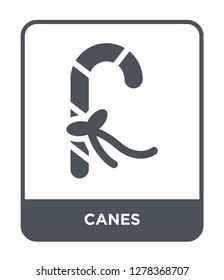 canes icon vector on white background, canes trendy filled icons from Brazilia collection, canes vector illustration