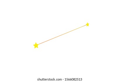 Canes Venatici constellations vector image