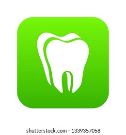 Canine Tooth Icon. Simple Illustration Of Canine Tooth Vector Icon For Web