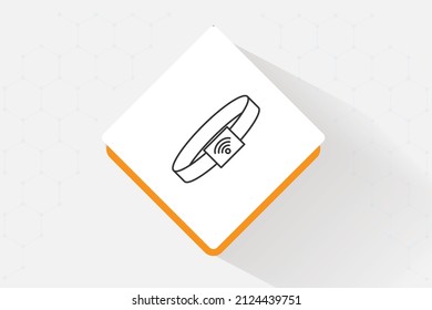 Canine Tracking icon vector design