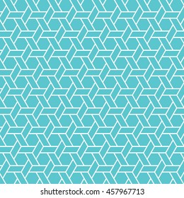 Caning pattern background. Vintage retro vector design element.