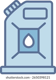 Canister Filled Blue Tone Icon