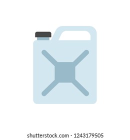 canister flat vector icon
