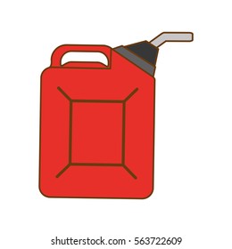 canister gasoline or oil industry related icons image vector illustration design 
