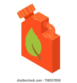 Canister icon. Isometric illustration of canister vector icon for web