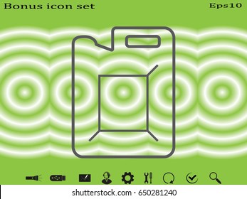 canister, icon, vector illustration eps10