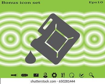 canister, icon, vector illustration eps10