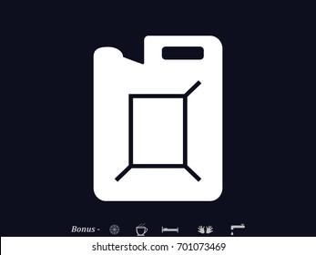 canister, icon, vector illustration eps10