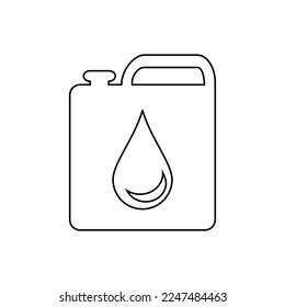 Icono del cartucho. Ilustración del vector aislada en fondo blanco